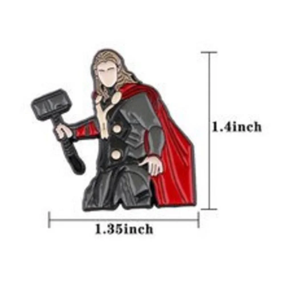 New Thor Marvel Comics Enamel Pin Brooch Lightweight‎ Symbol Chris Hemsworth